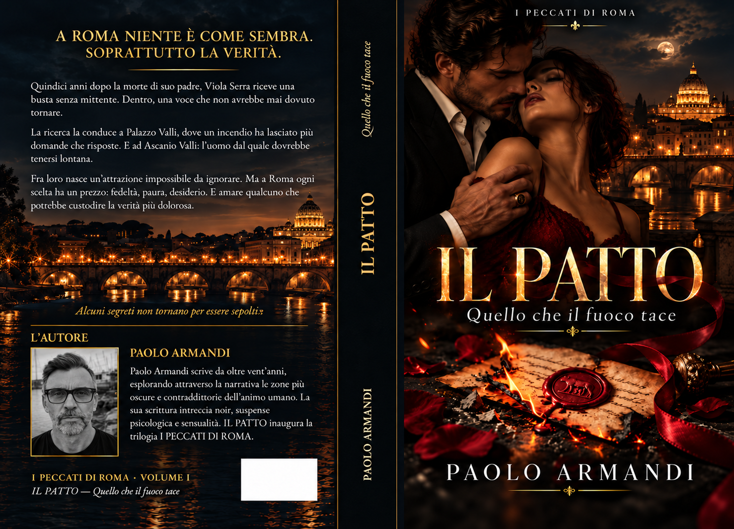 Copertina ufficiale di Il Patto — Quello che il fuoco tace, di Paolo Armandi